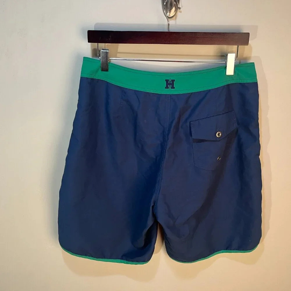 🌊 Howler Brothers Men’s 32 Blue Green Swim Trunks Shorts 8” Inseam EUC 🩳